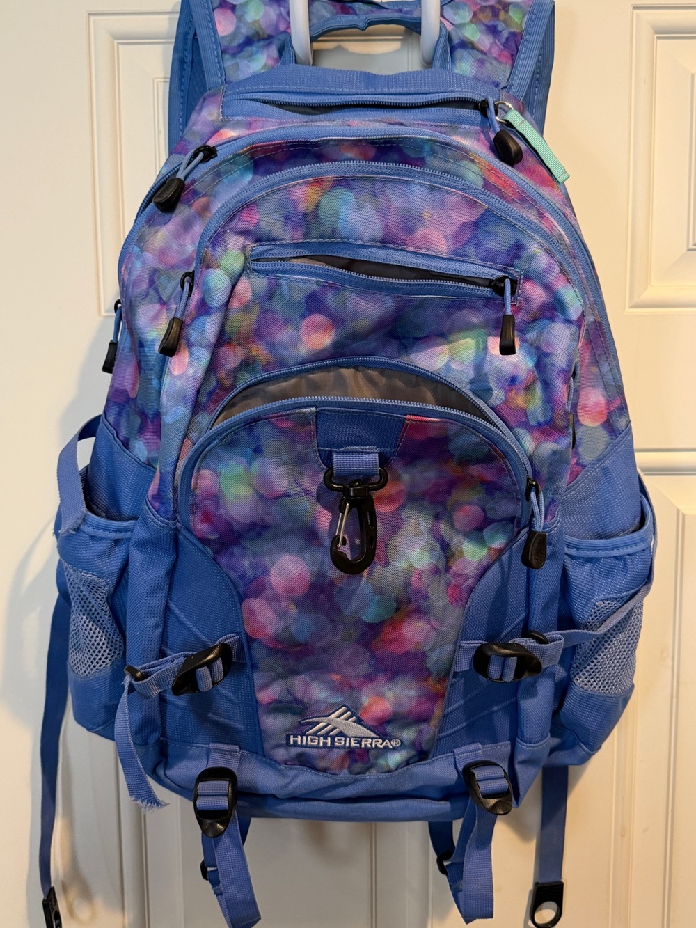High Sierra Lavender Blue Patterned Backpack